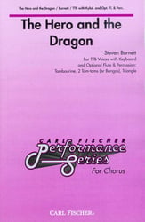 Hero and the Dragon TBB choral sheet music cover